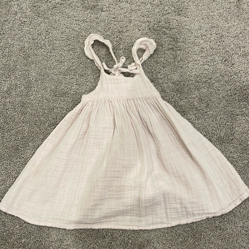 Jamie Kay; Organic Cotton Muslin Lola Dress - Lilac
3YR